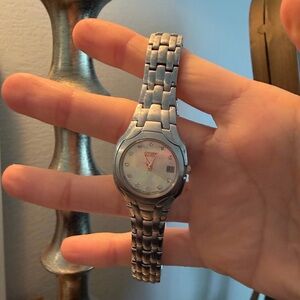 Citizen Silver Smartwatch with White Dial